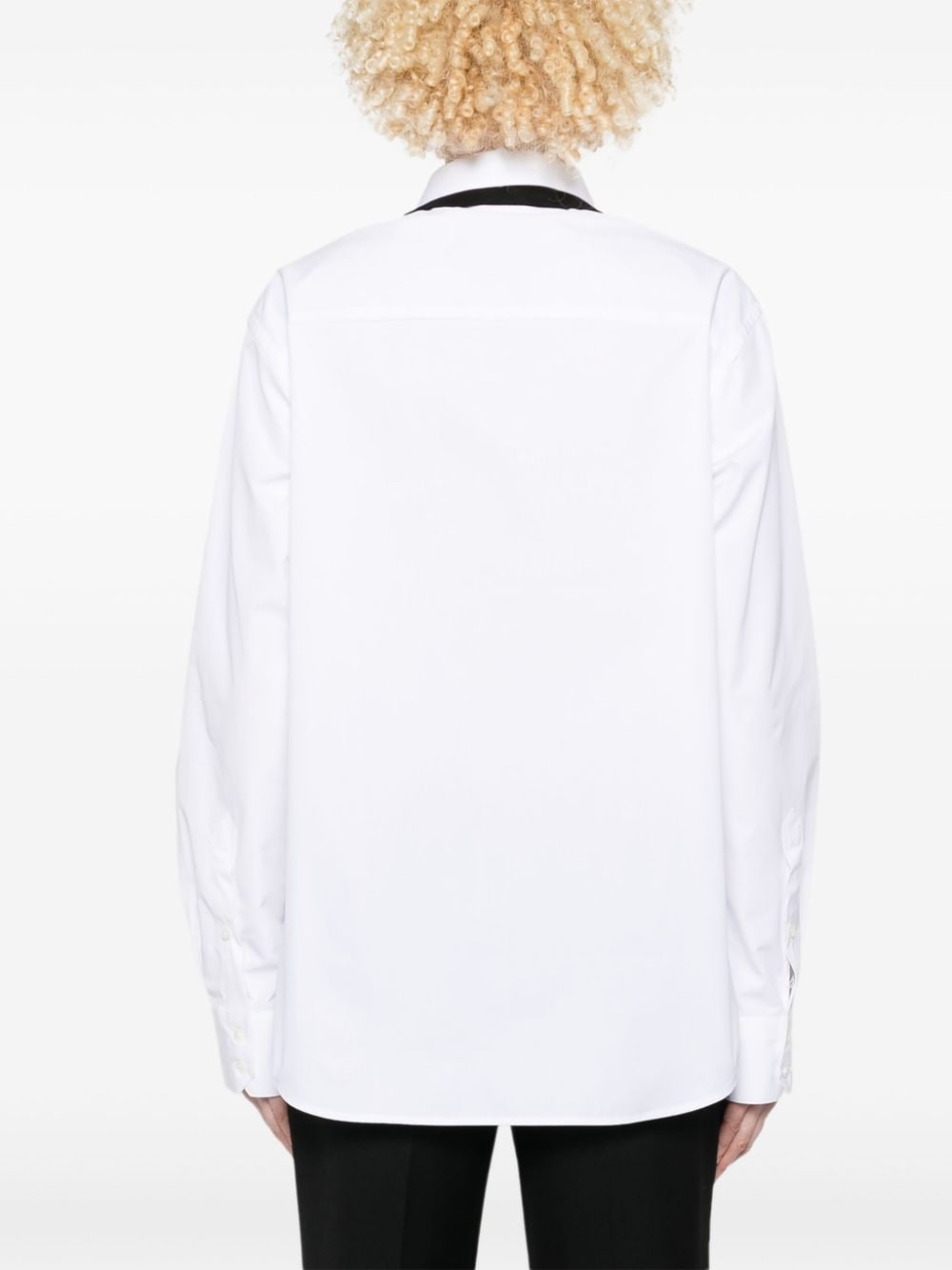 tie-detail shirt - 4