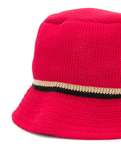 GCDS logo knit bucket hat outlook