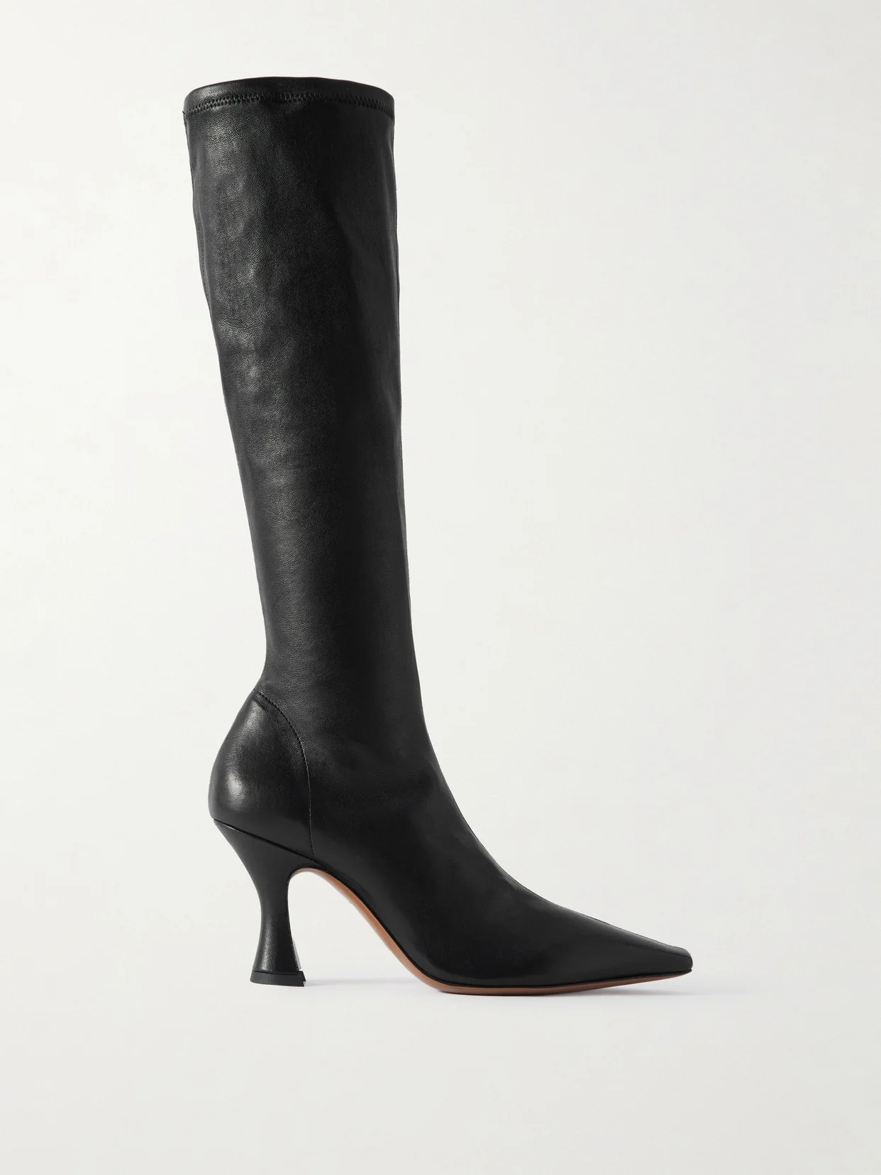 Ran Leather Knee Boots - 1