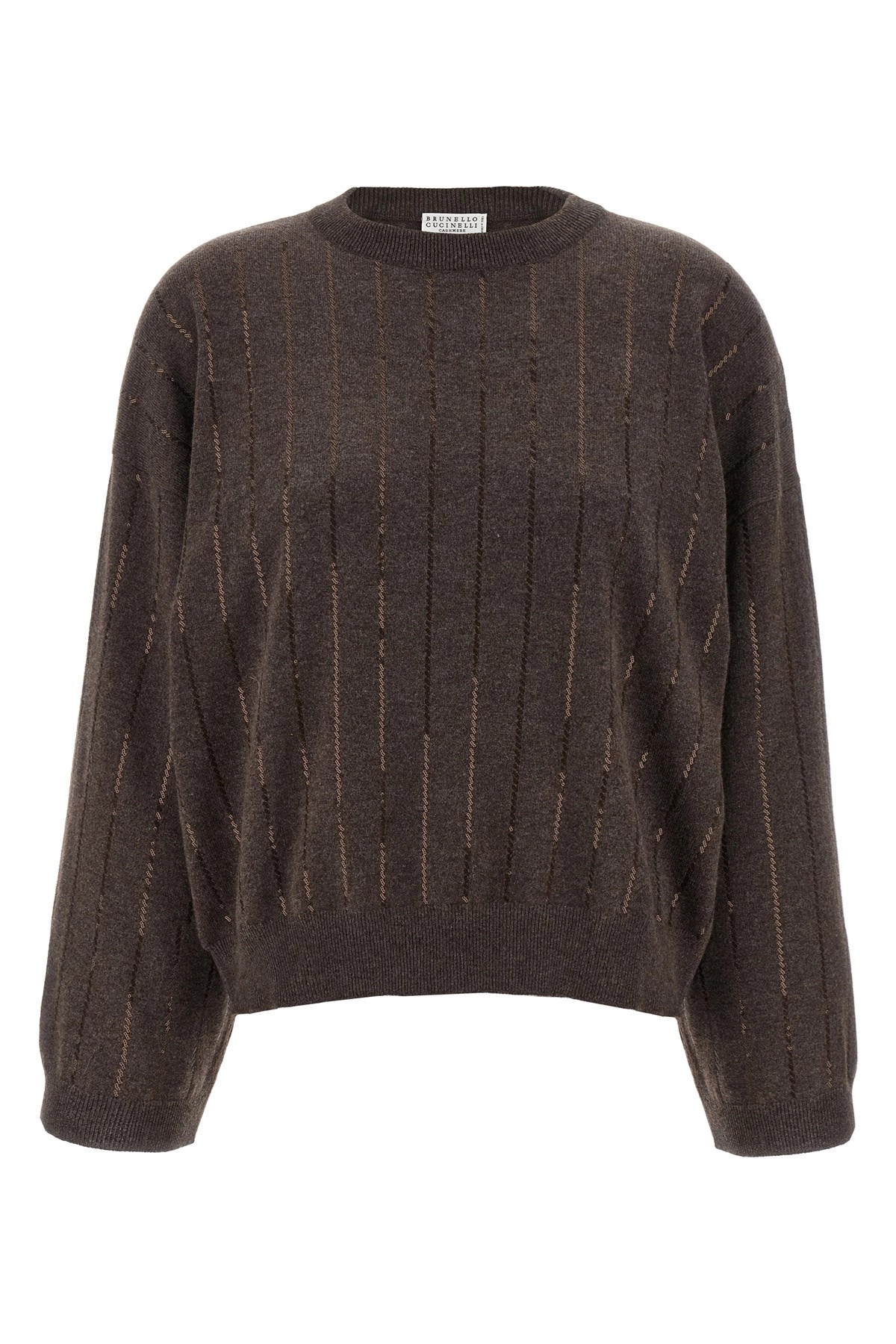 Sequin cashmere sweater - 1