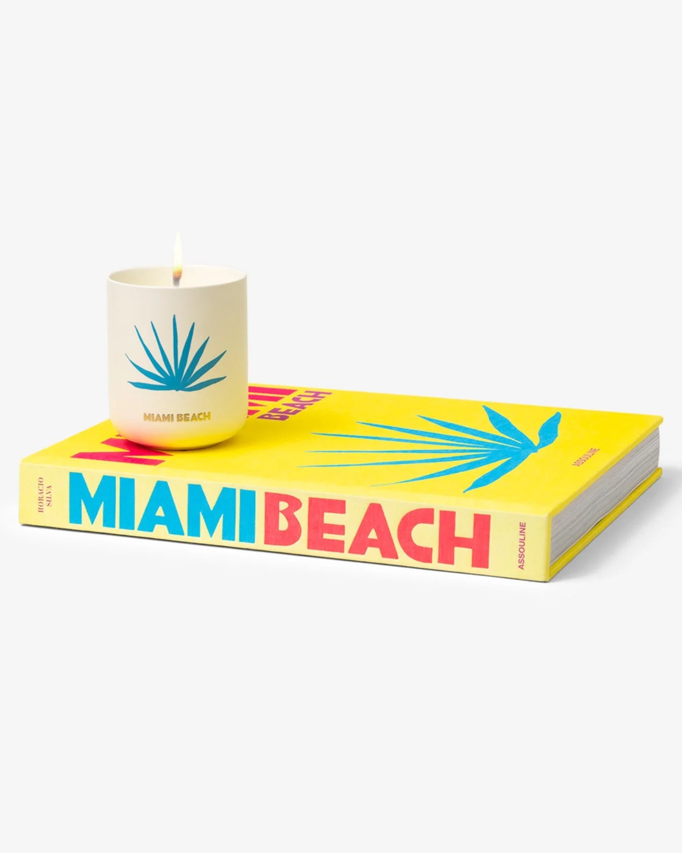 Miami Beach - Candle and Book Gift Set - 1