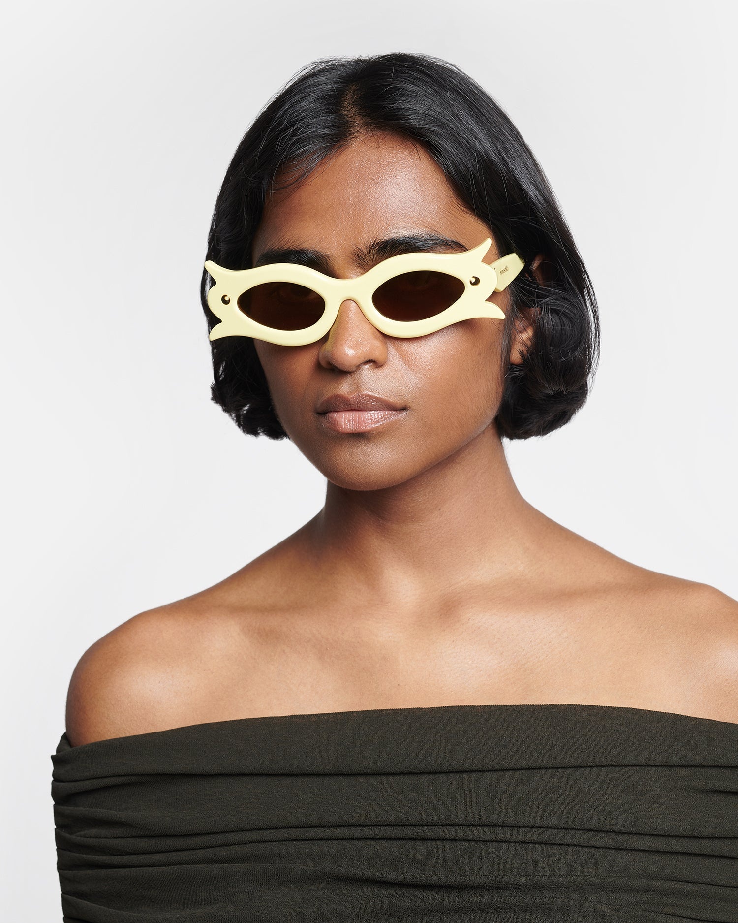 Bio-Plastic Floral-Shaped Sunglasses - 5