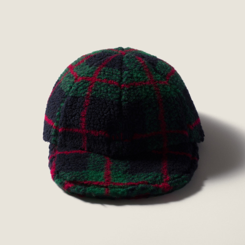 Miu Miu Fleece baseball cap outlook