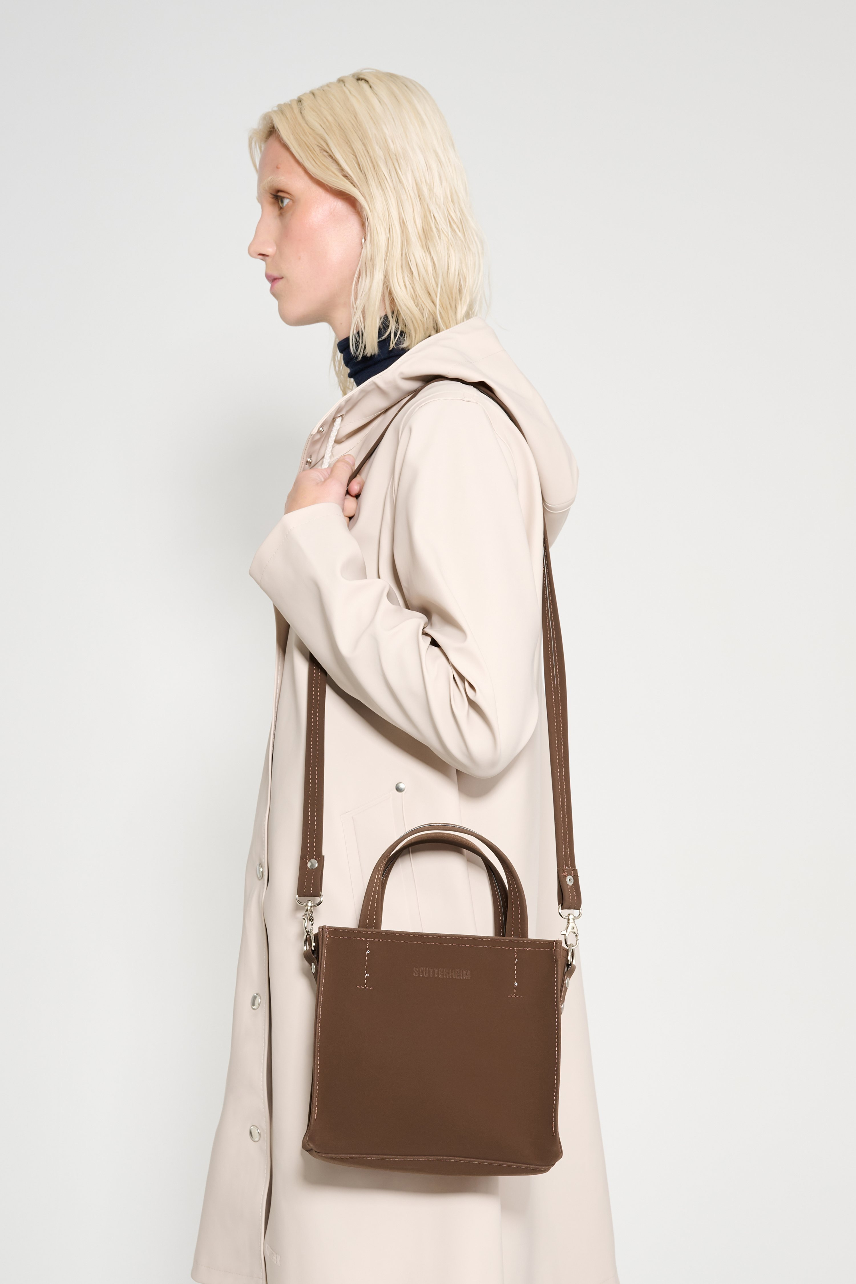 Biblio Bag Matte Dark Brown - 3