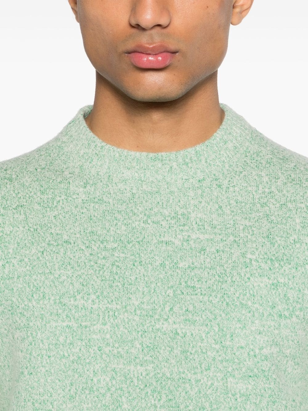 marl-knit wool blend jumper - 5