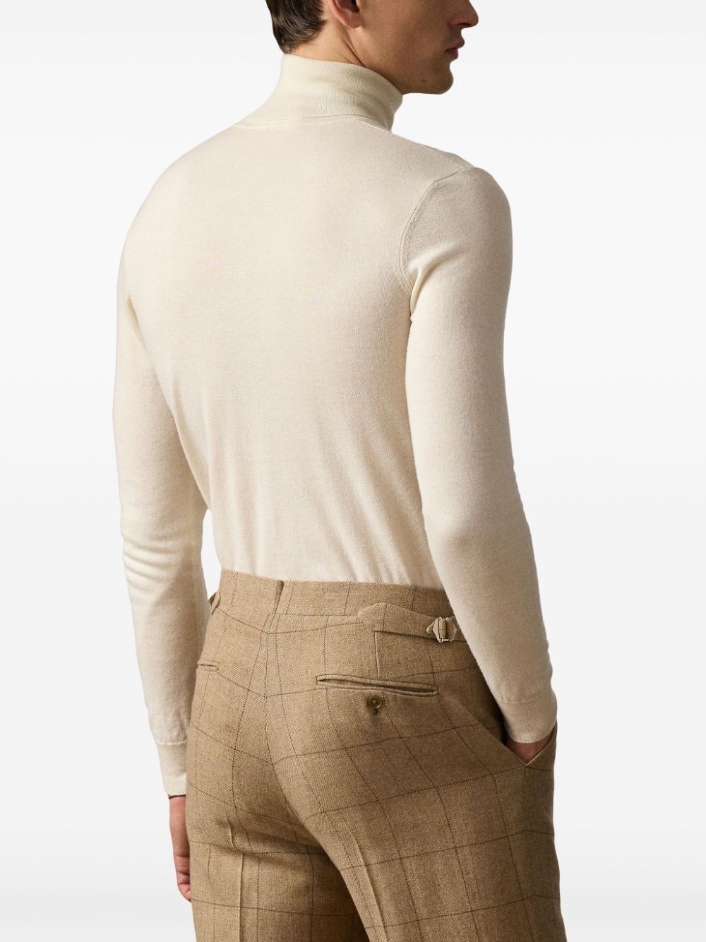 roll-neck cashmere pullover - 3