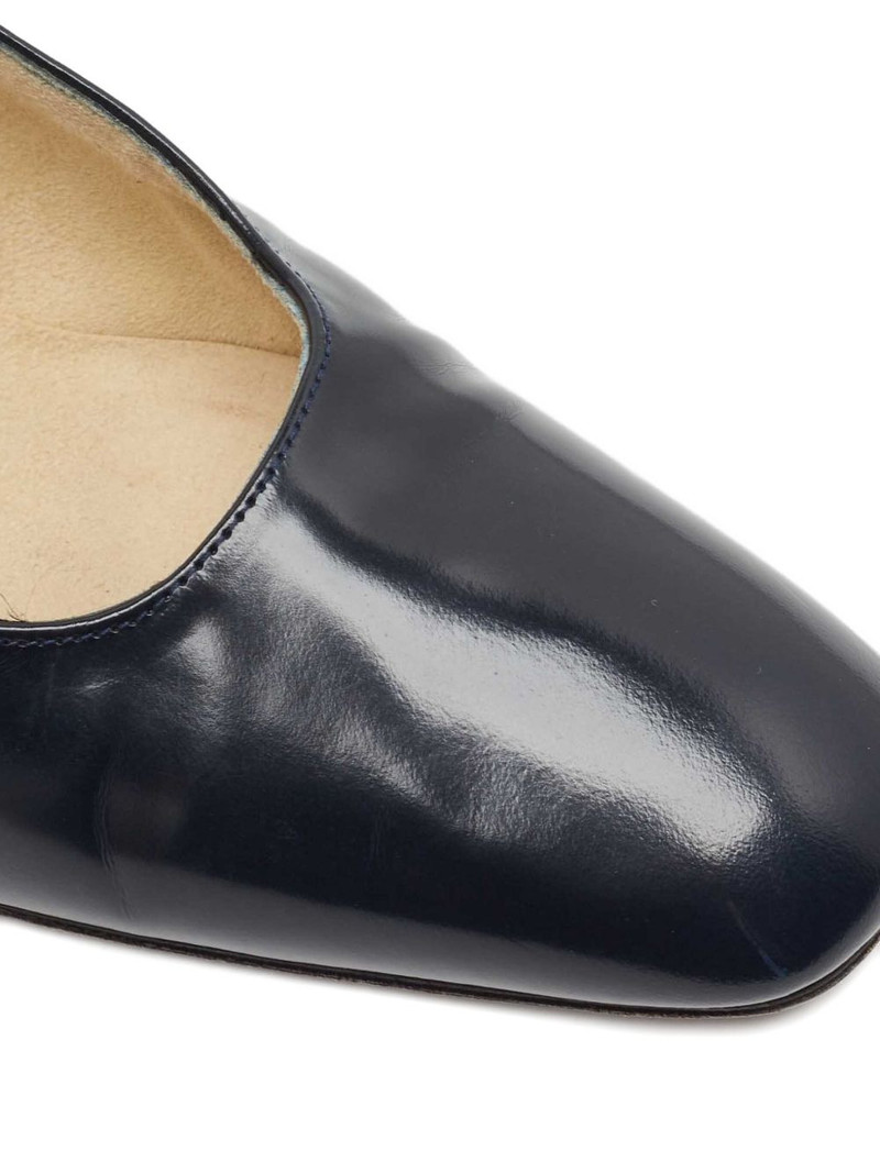patent leather block-heel pumps 5