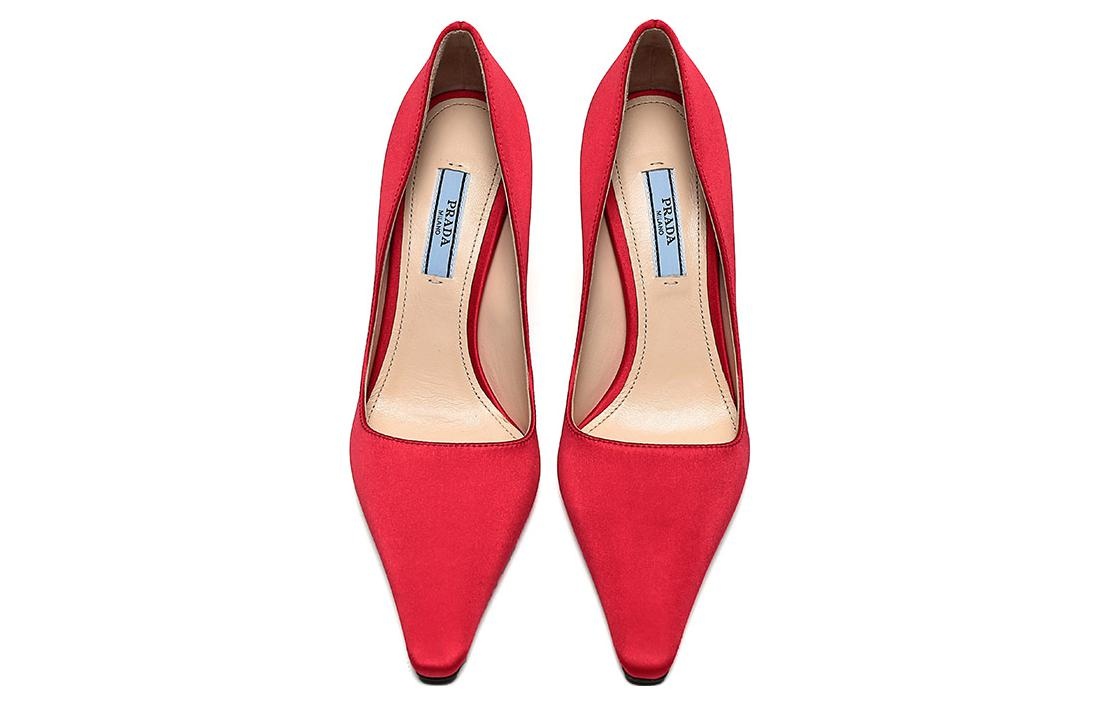 (WMNS) PRADA Satin Pumps 'Fiery Red' 1I718L_049_F068Z_F_090 - 4