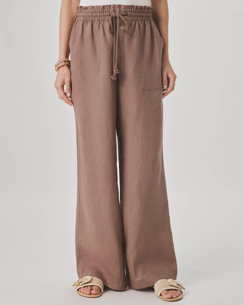 Splendid Stella Linen Paperbag Pant outlook