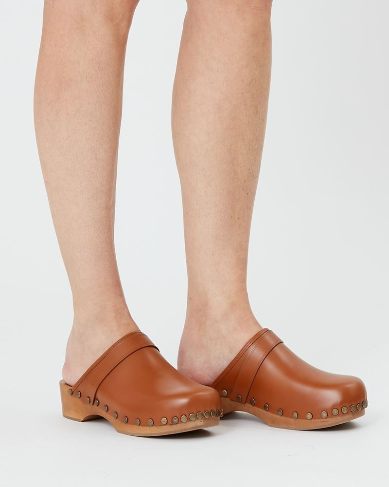 Isabel Marant THALIE LEATHER CLOGS outlook