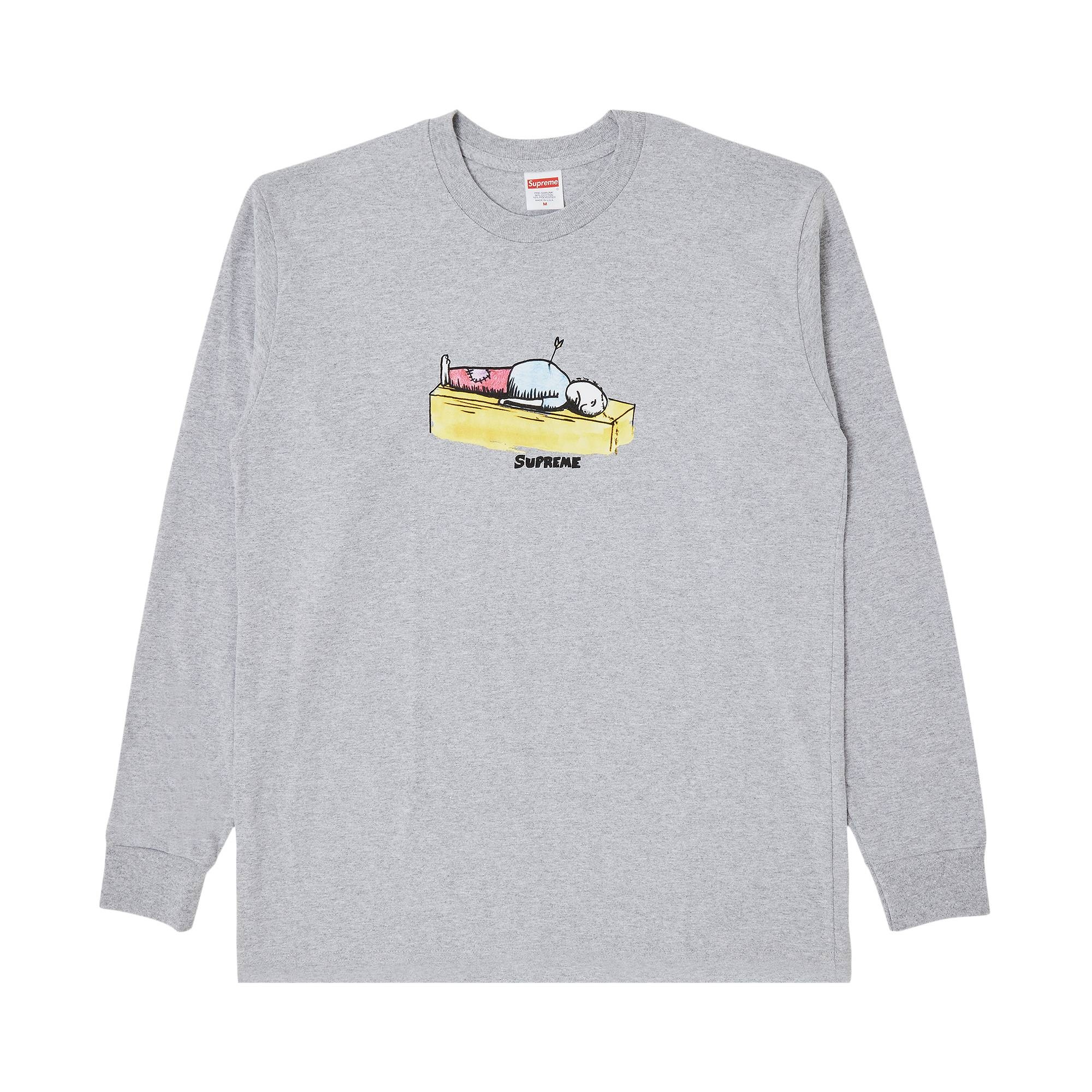 Supreme Supreme Neil Blender Arrow Long-Sleeve Tee 'Heather Grey ...