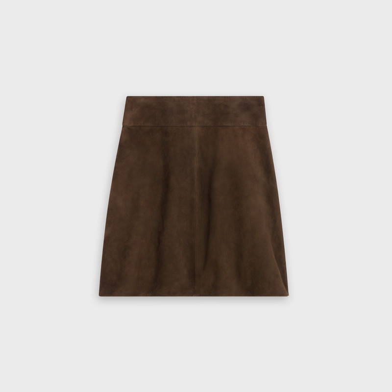 CELINE SHORT SKIRT IN SUEDE outlook