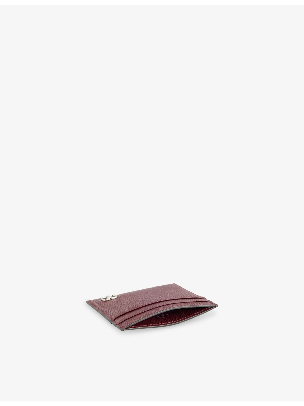 VLogo Leather Card holder - 4