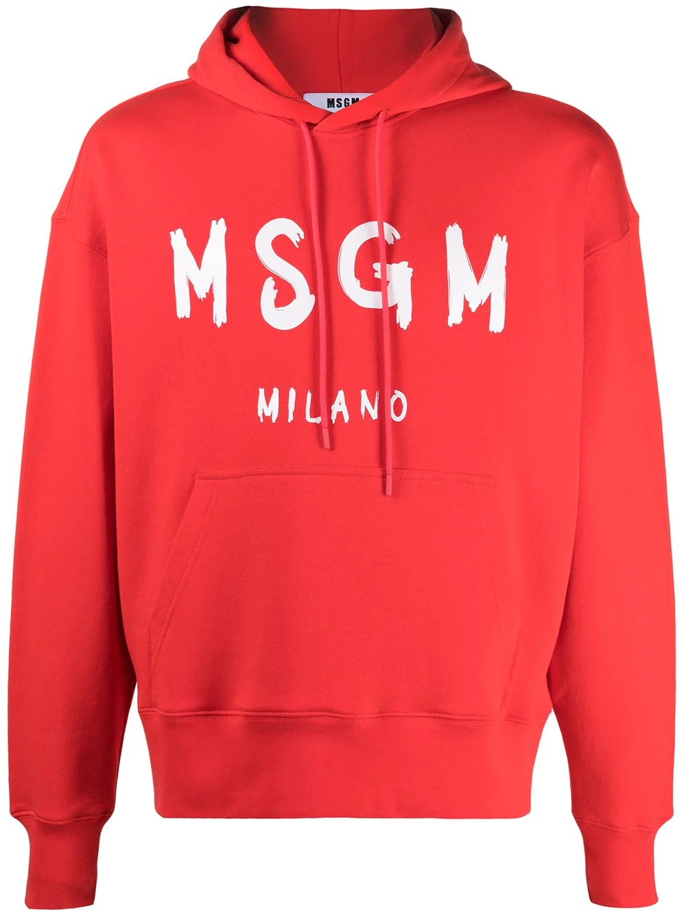 logo print hoodie - 1