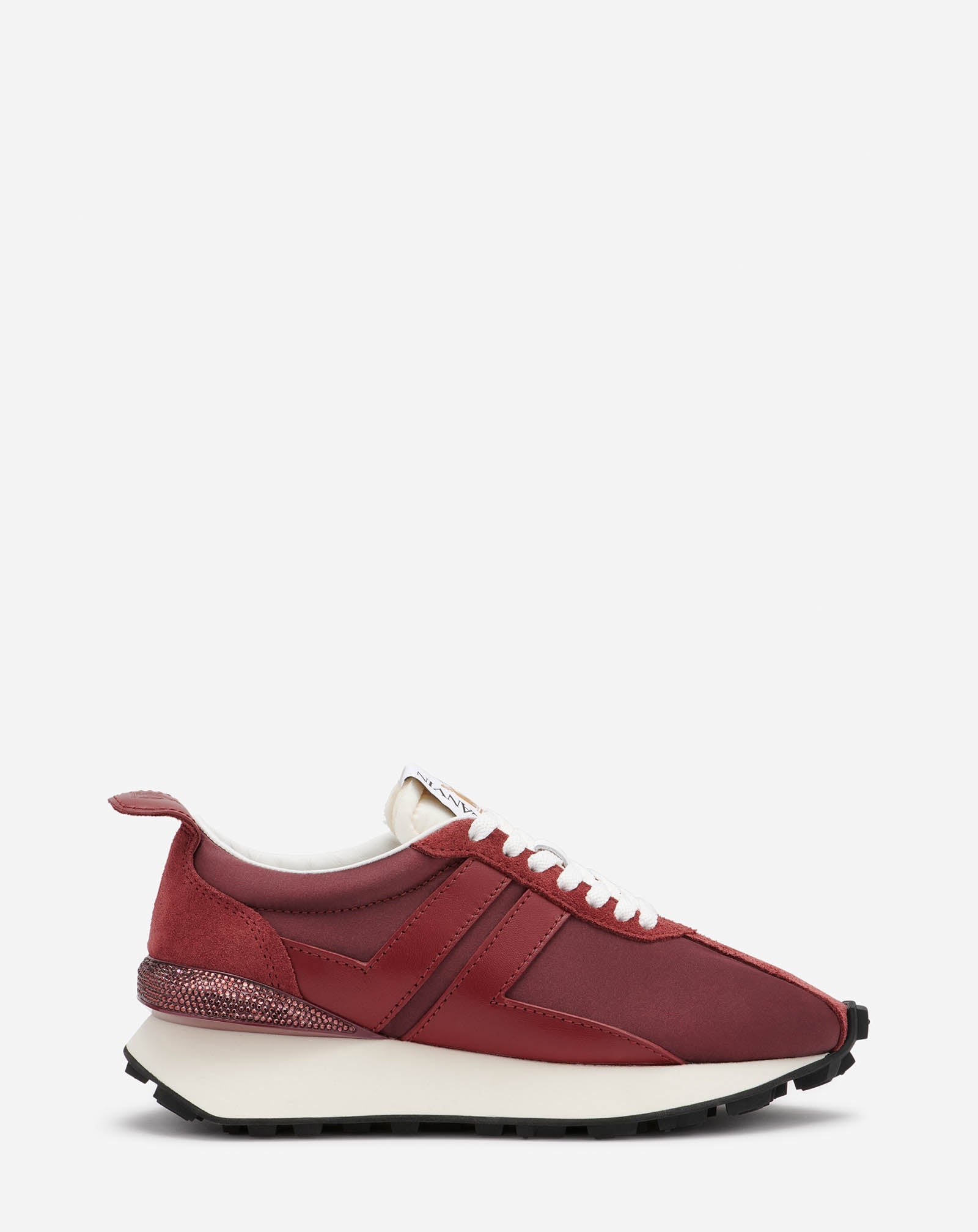 BUMPR SNEAKERS IN SATIN AND RHINESTONES - 1