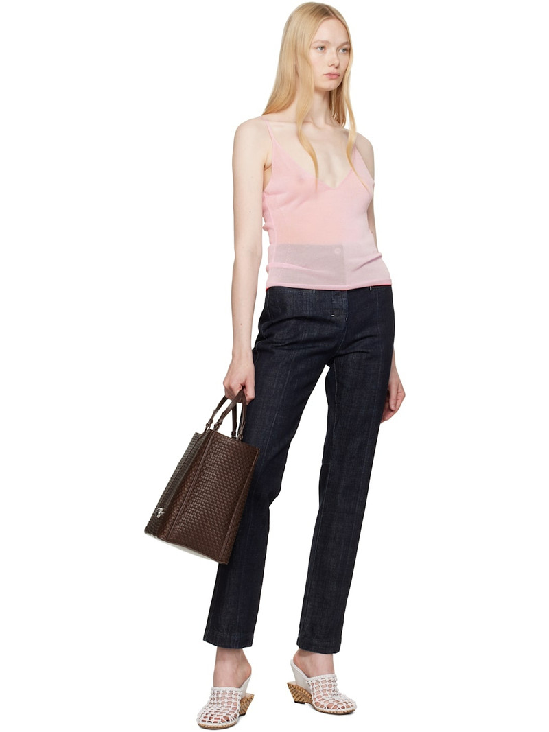 JACQUEMUS Navy La Croisière 'Le De-Nimes Norma' Jeans outlook