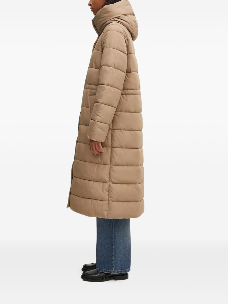 Barbour button-fastening padded coat outlook