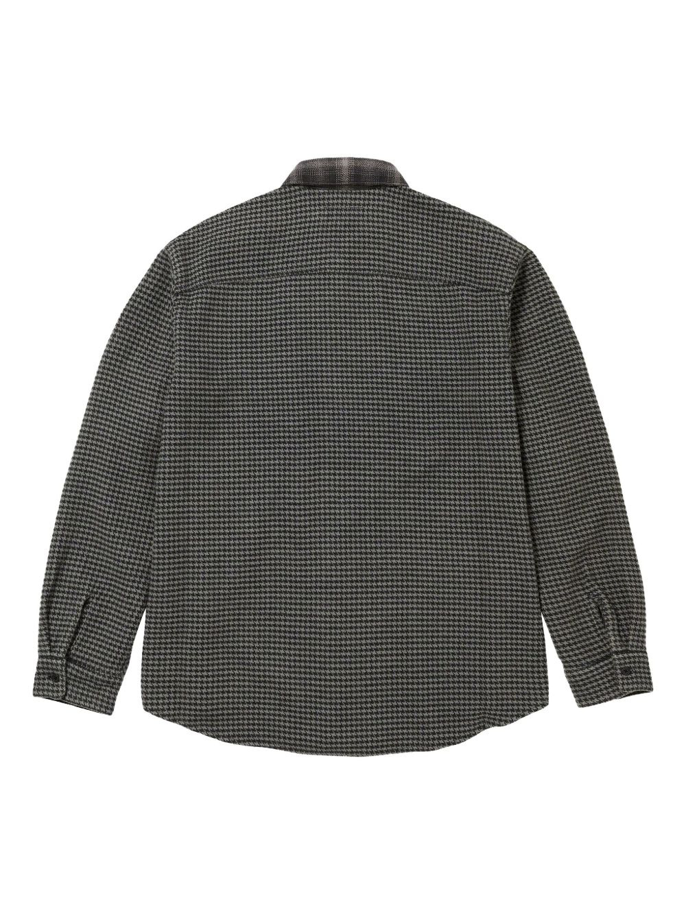 plaid houndstooth shirt - 2
