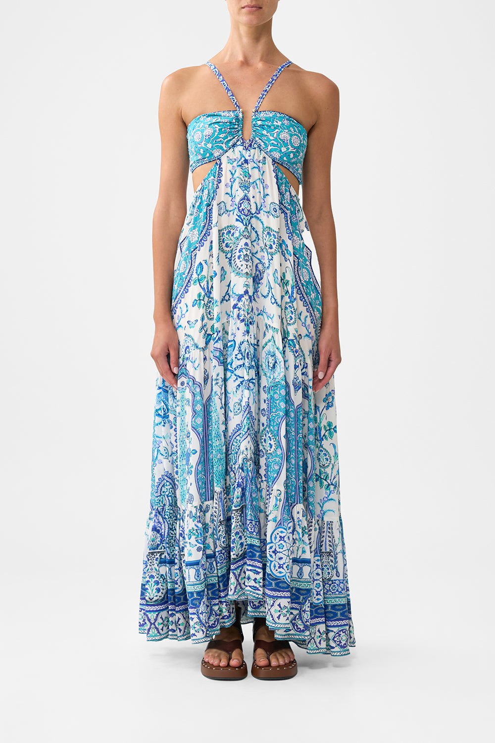 GATHERED CUT OUT DRESS - 2