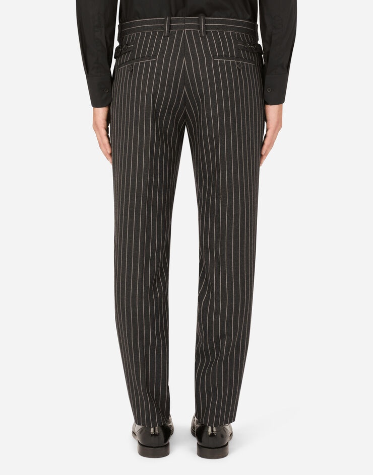 Pinstripe wool pants - 2