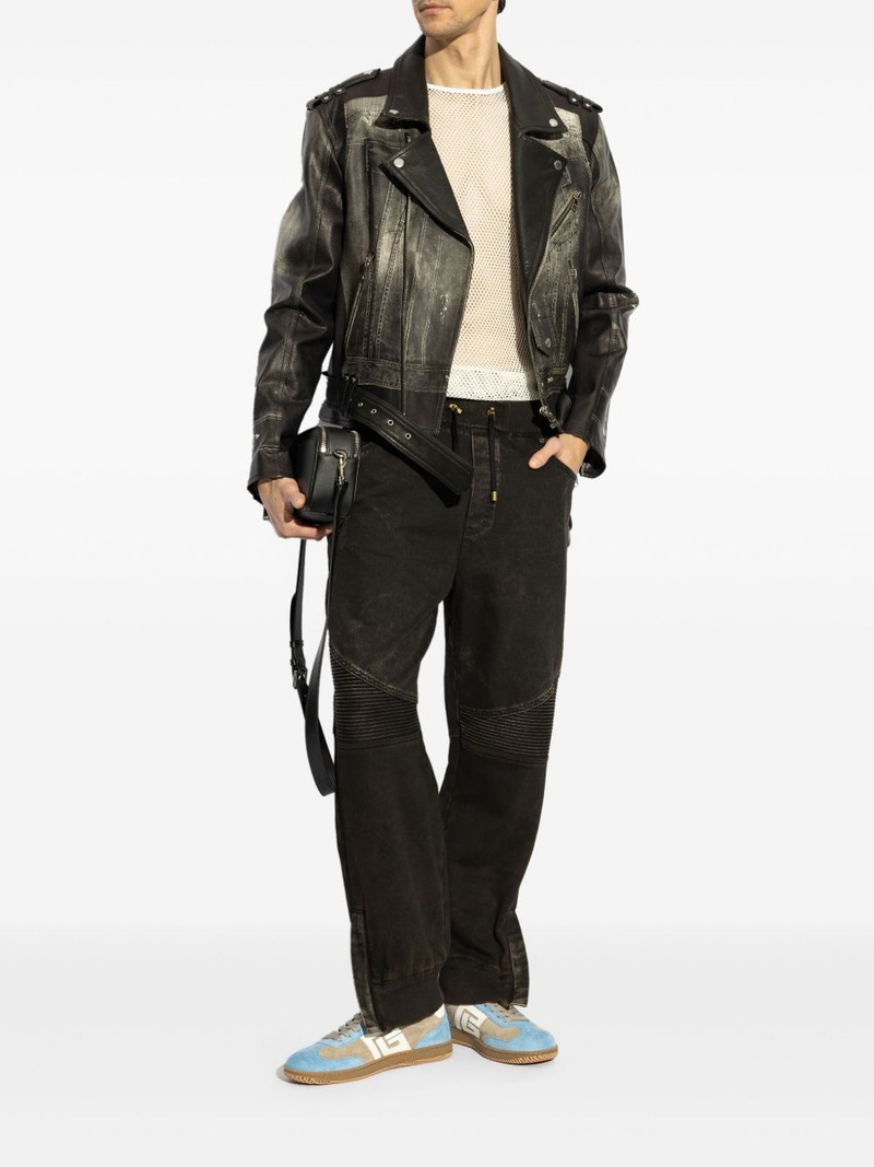 Balmain cotton straight-leg trousers outlook