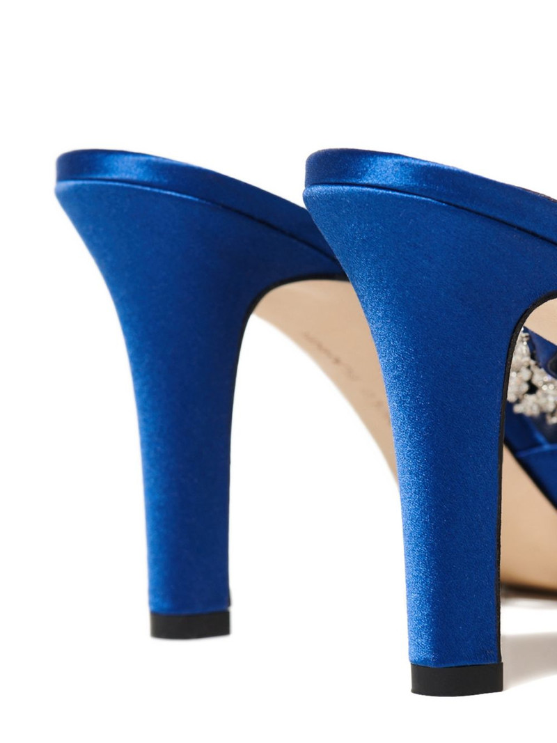 Damskie crystal-embellished mules 5