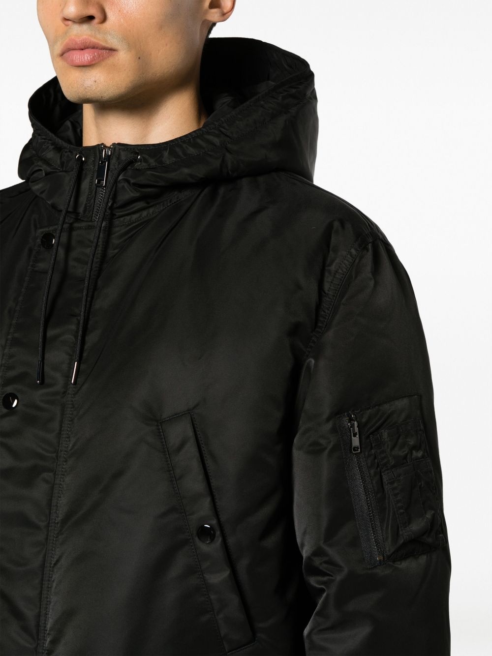 padded hooded jacket - 5