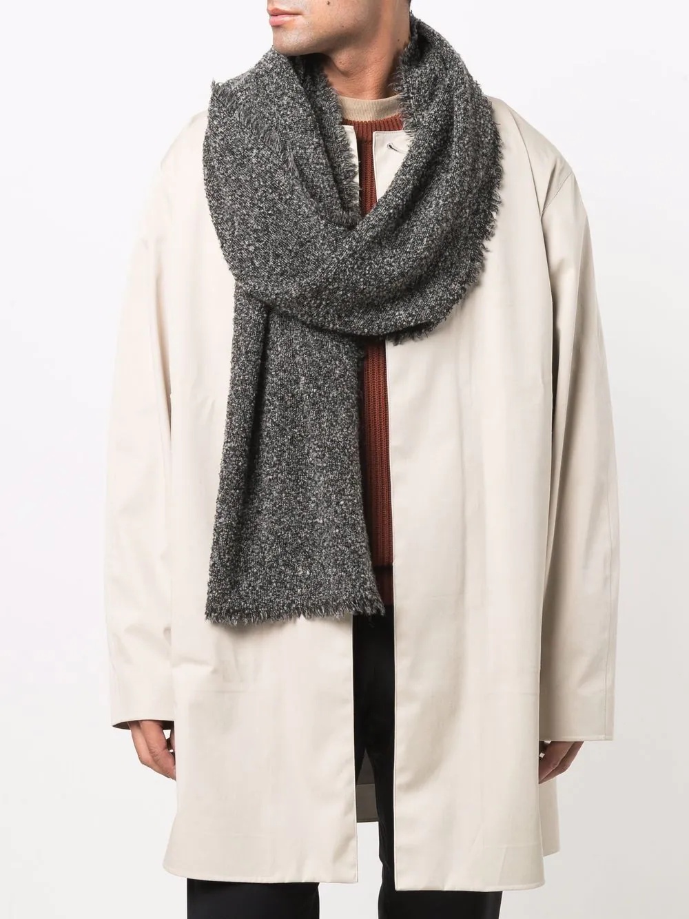 long shearling scarf - 2