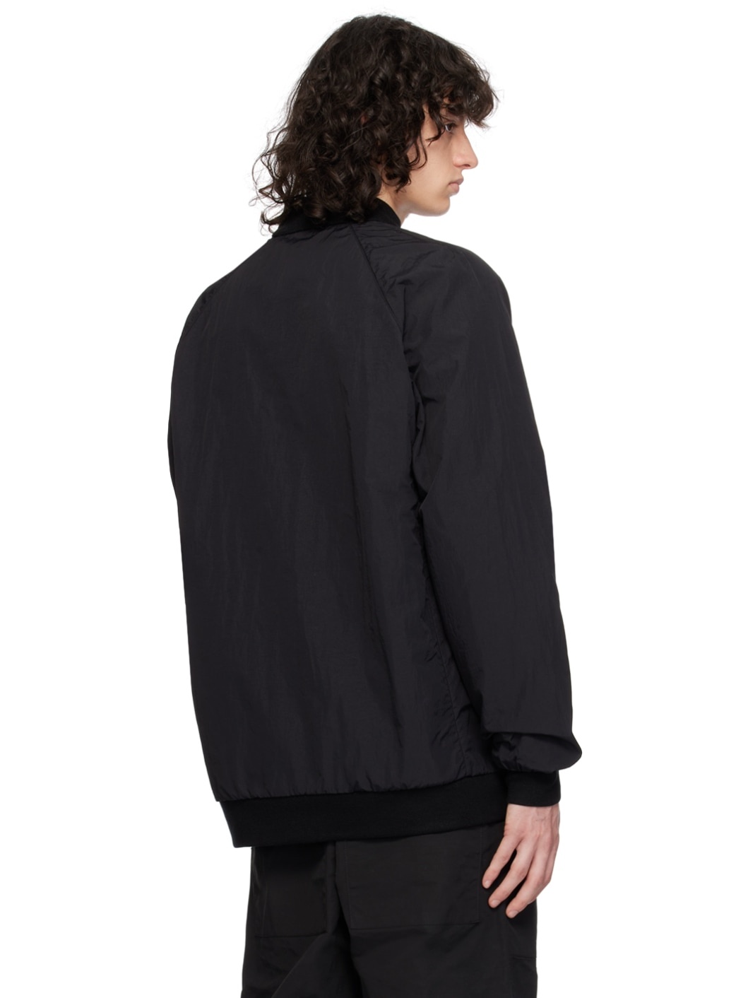 Black Faber Bomber Jacket - 3