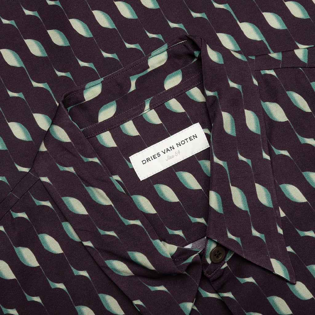 SHORT SLEEVE SHIRT - BROWN - 3