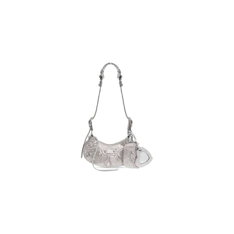 le cagole xs shoulder bag with rhinestones 1