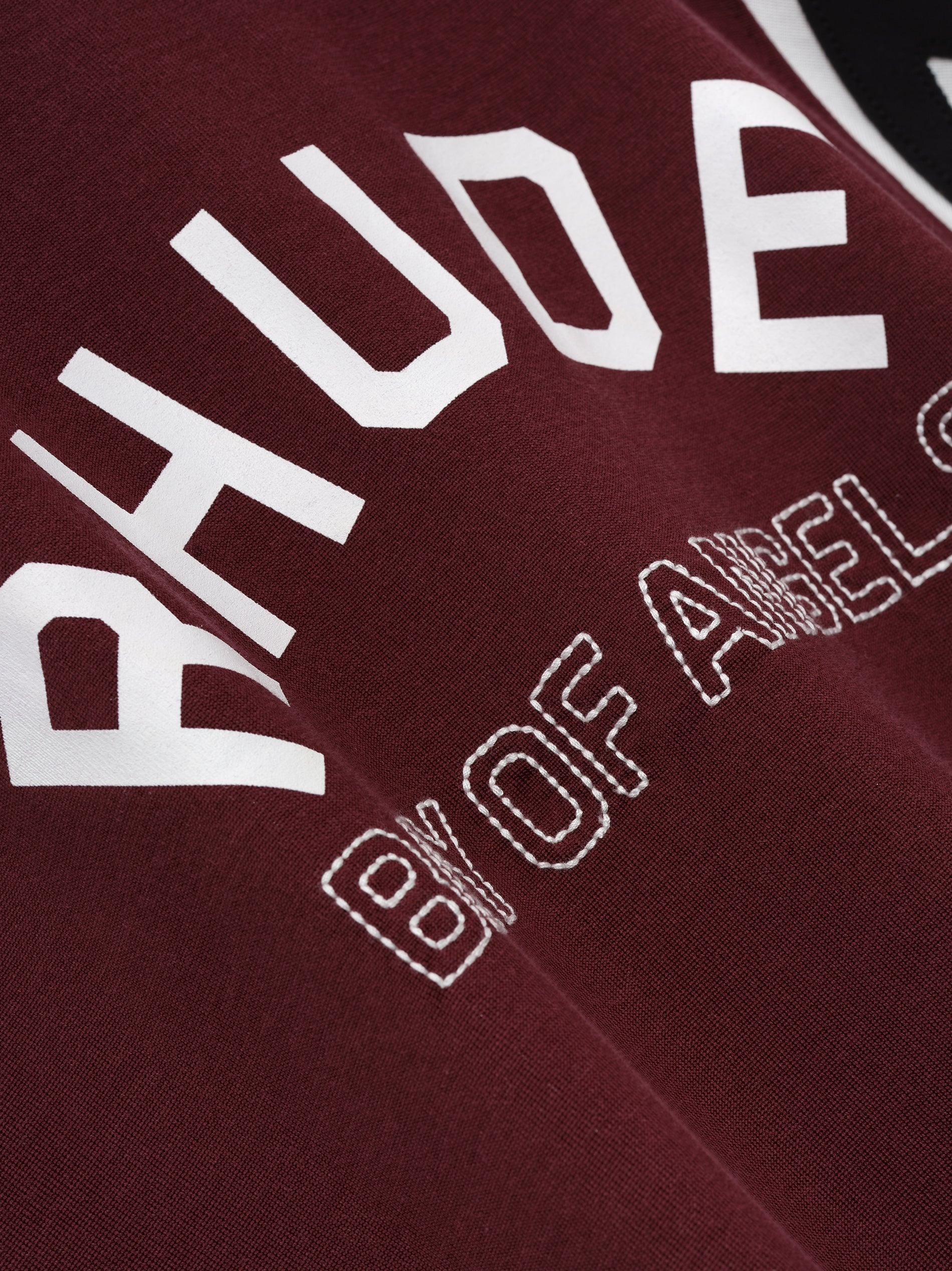 RHUDE LIGHTNING RINGER JERSEY TEE - 7