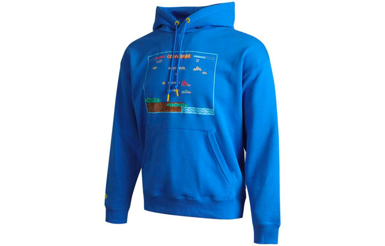 Converse Video Game Graphic Hoodie 'Blue' 10022413-A02 - 3