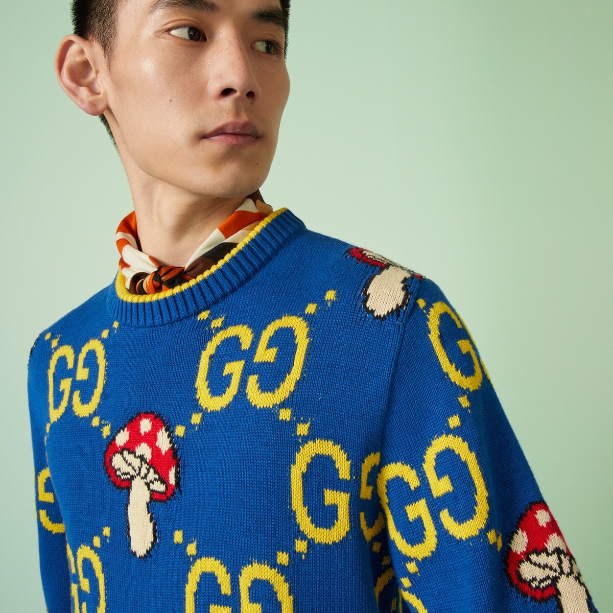 GG cotton wool sweater - 3