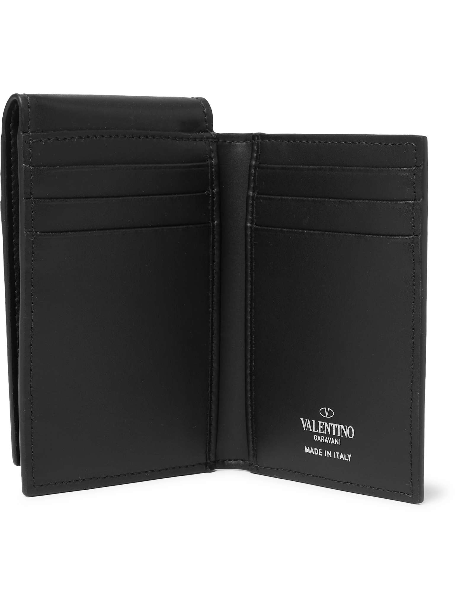 Logo-Print Leather Billfold Wallet - 2