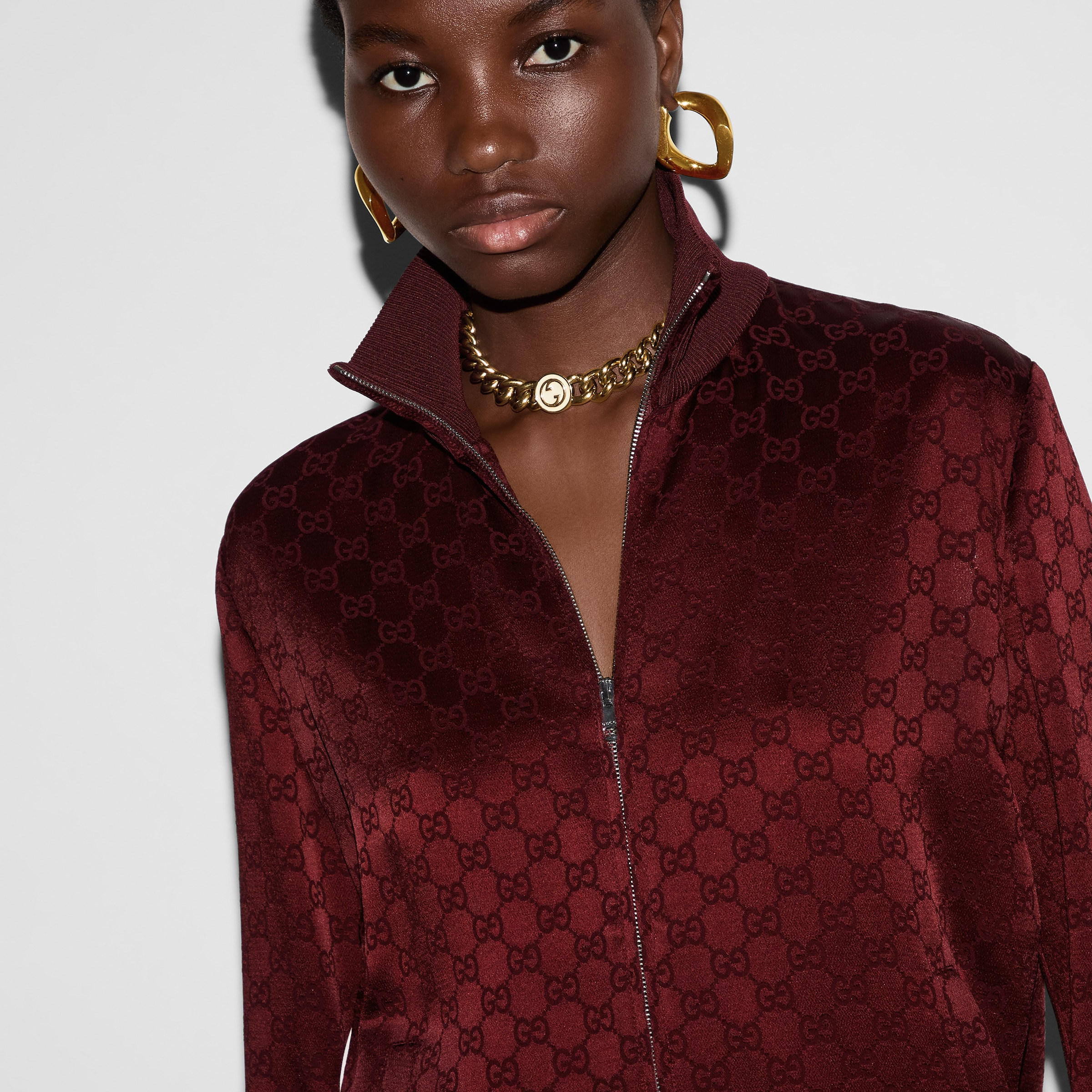 GG jacquard zip jacket - 5