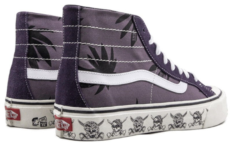 Vans Vans SK8-Hi 138 Decon SF 'SUMMER LEAF BLACK PLUM' VN0A3MV1VSD outlook