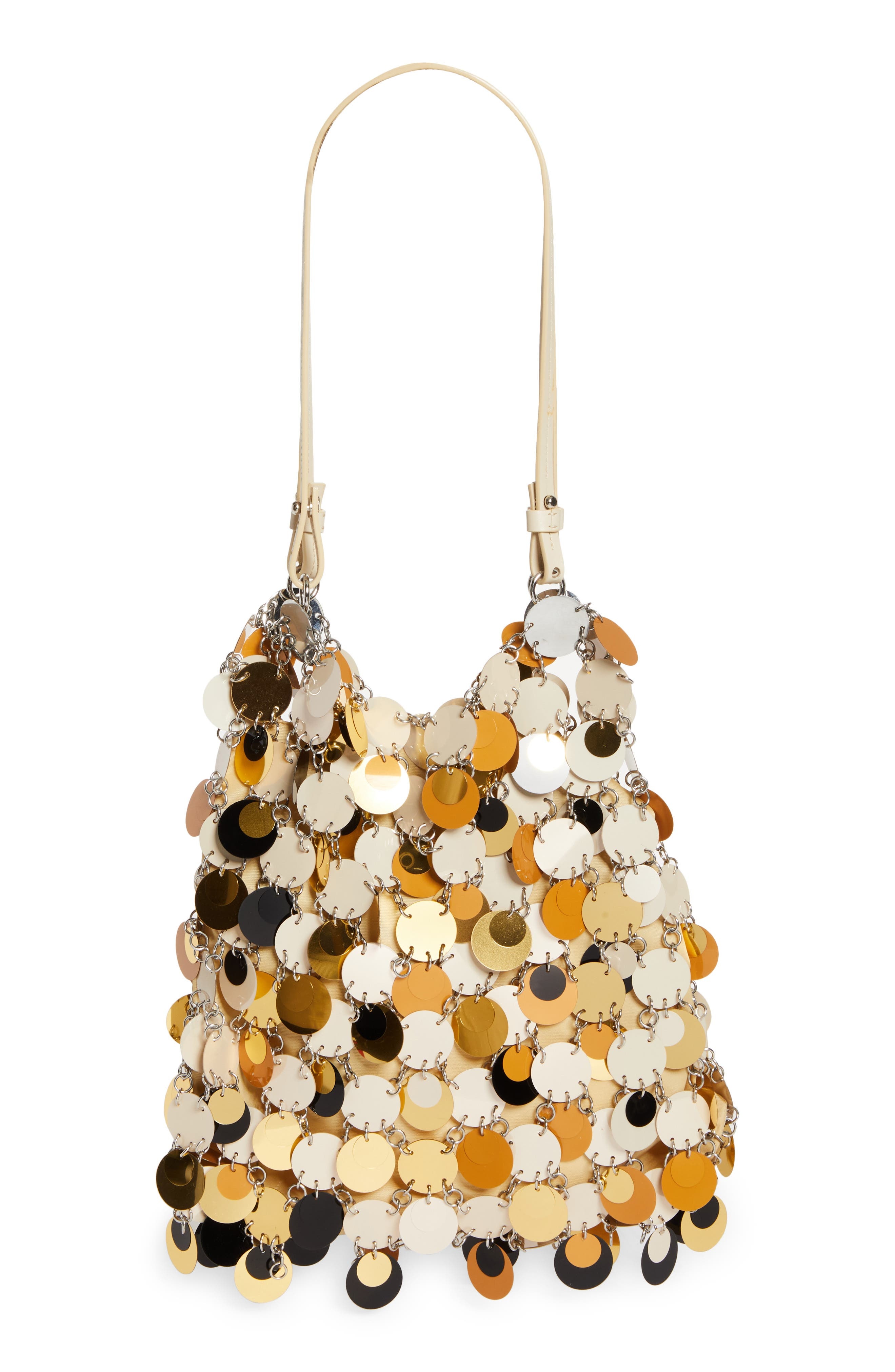Rabanne Multi Disc Shoulder Bag in Guepard /Silver at Nordstrom - 1