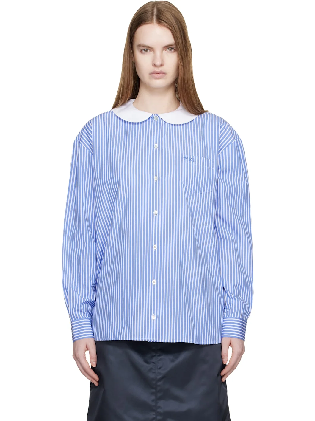 Blue & White Contessa Shirt - 1