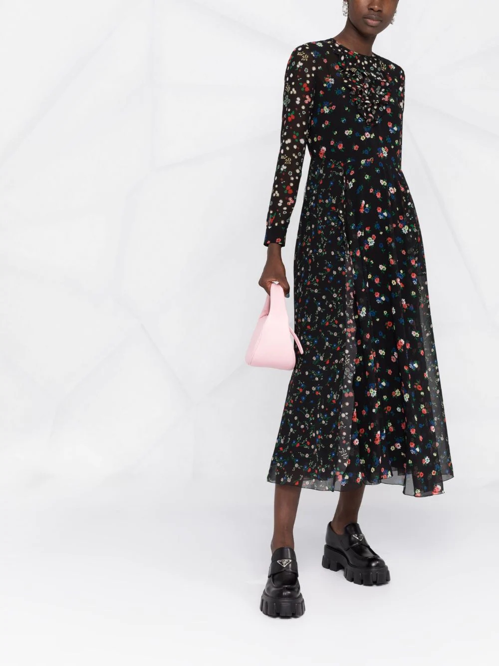 floral-print maxi dress - 2