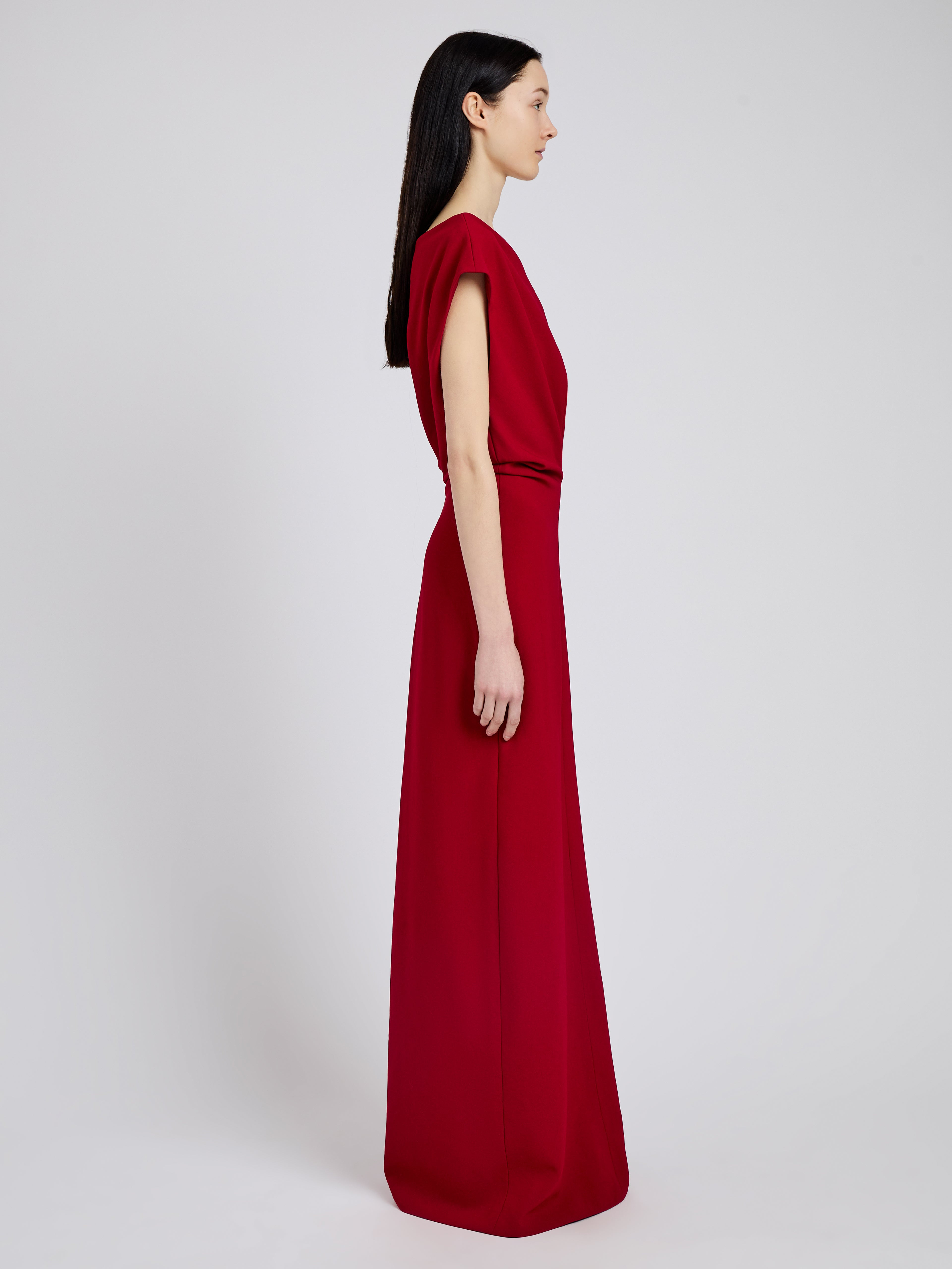 Rosina Dress in Light Double Crepe - 3