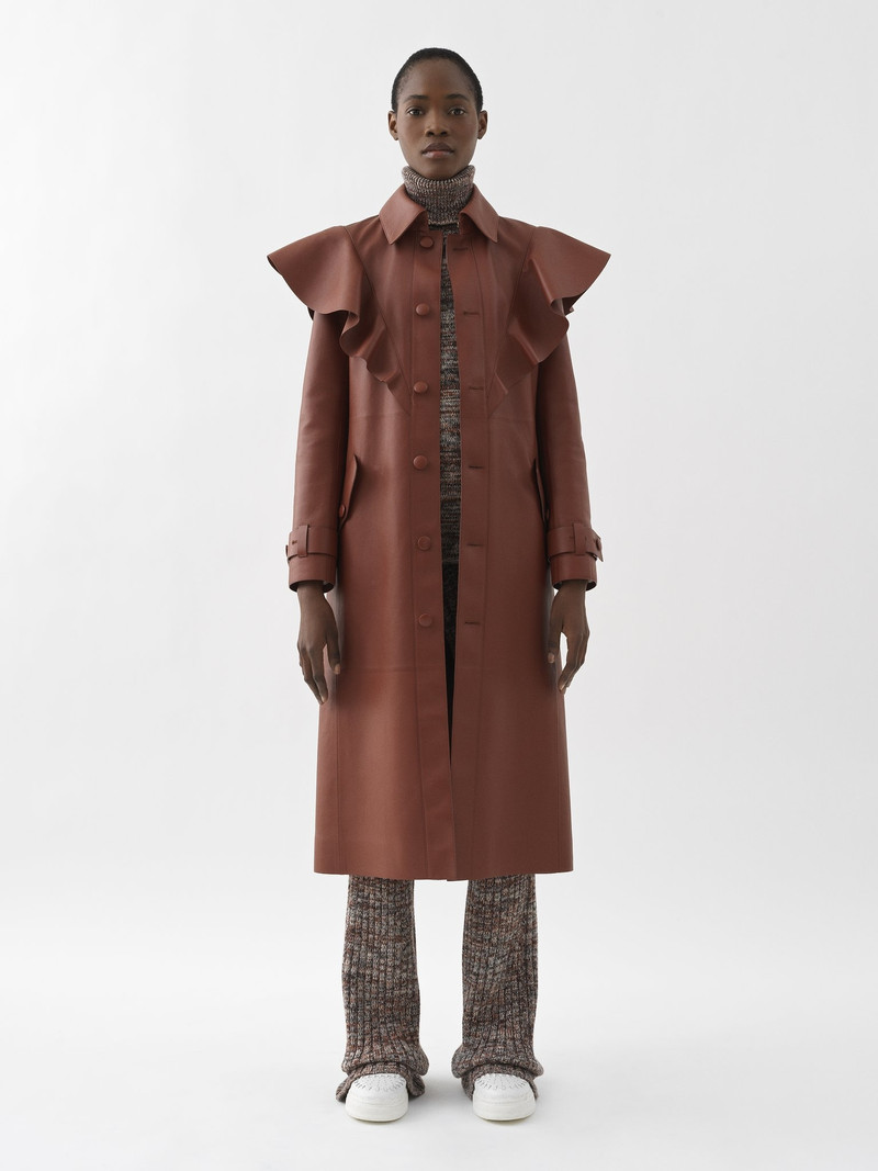 Chloé RUFFLED TRENCH COAT outlook