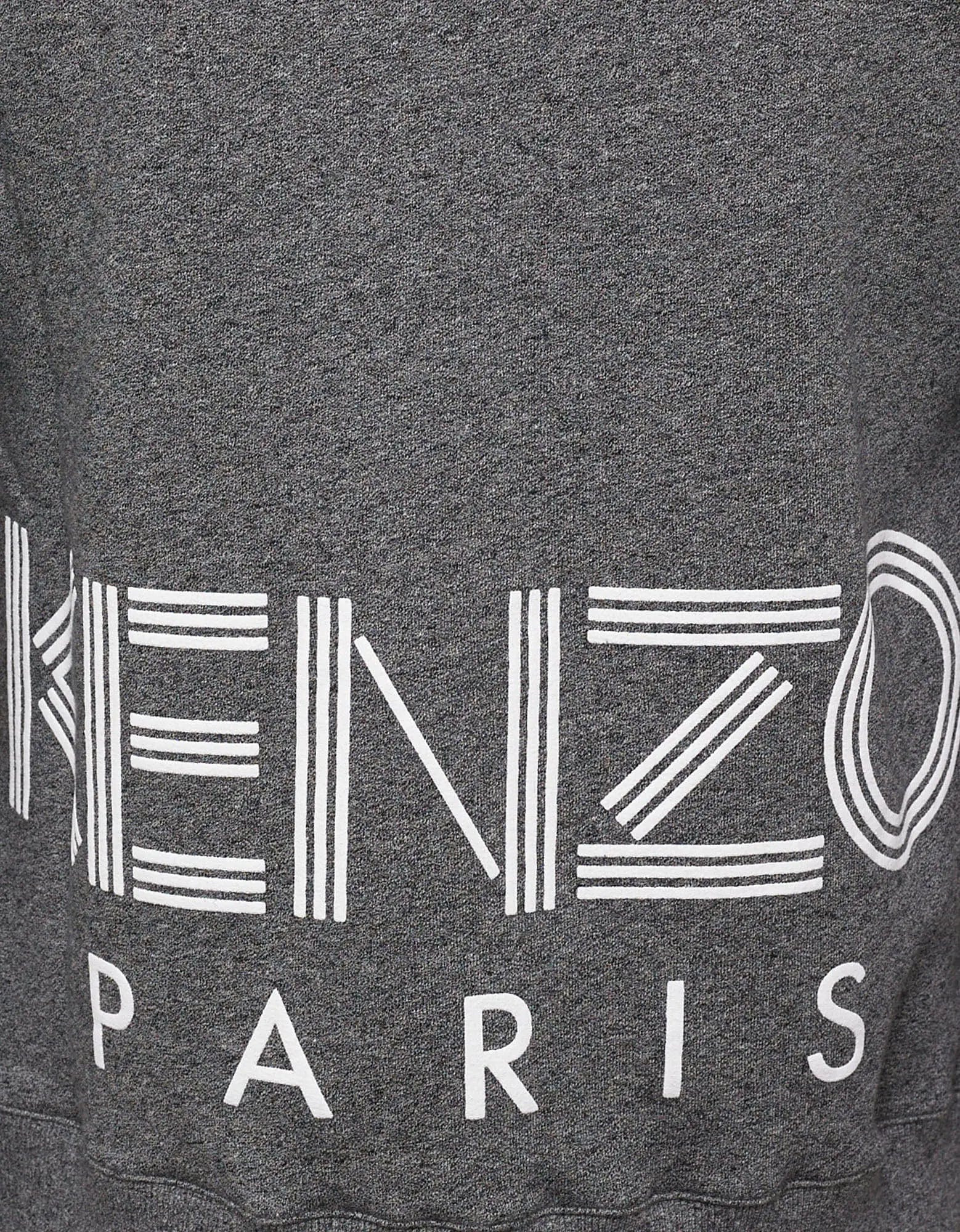 Kenzo Grey Rear Logo Print Sweatshirt - 4