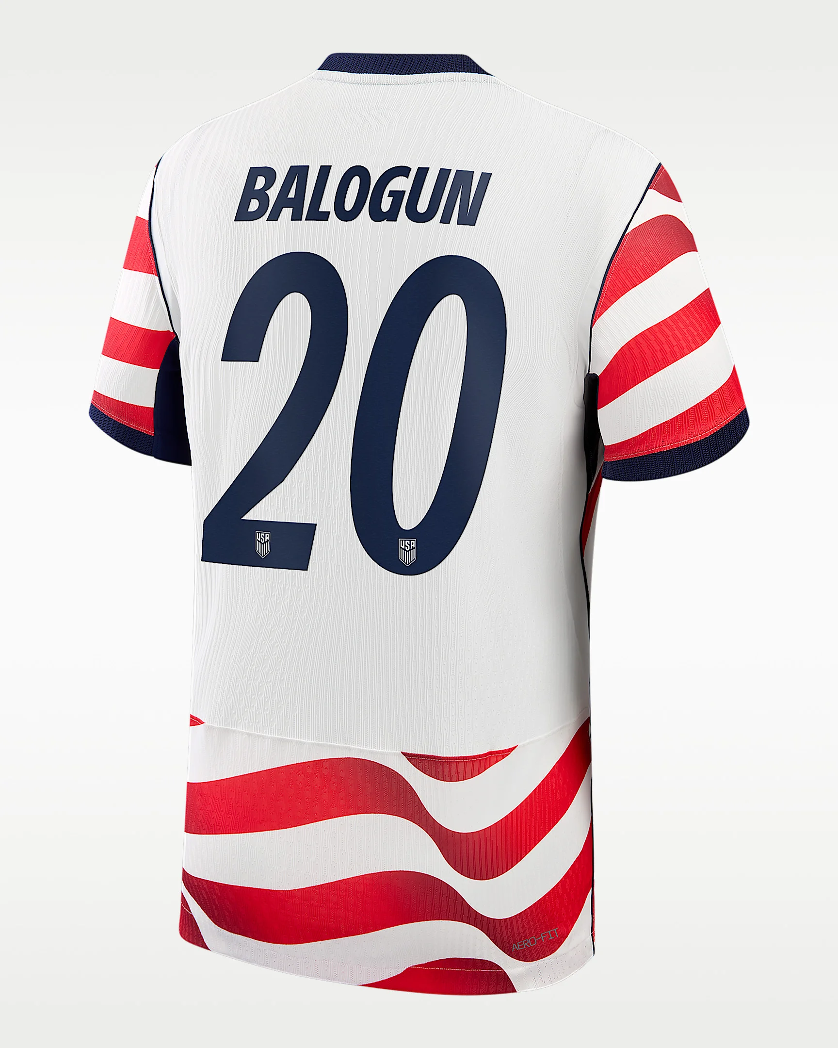 Folarin Balogun USMNT 2026 Match Home Men's Nike Dri-FIT ADV Soccer Jersey - 1