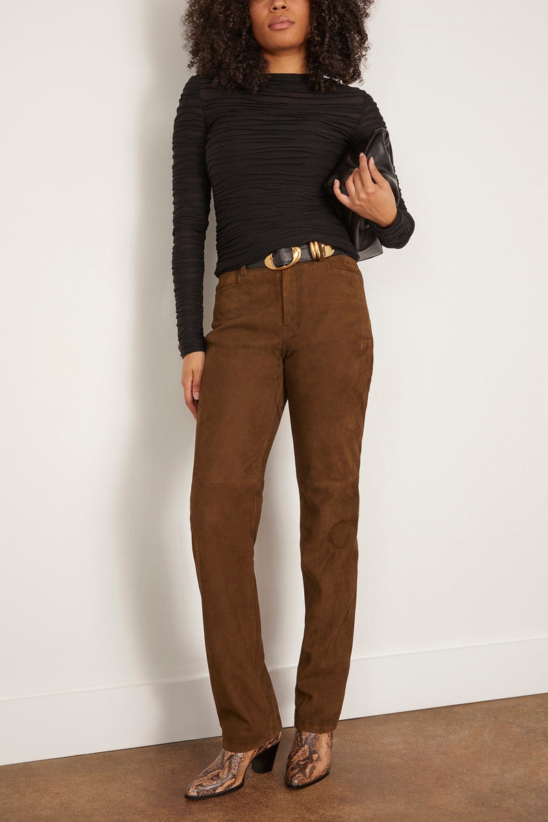 Proenza Schouler Maxine Pant in Wood outlook