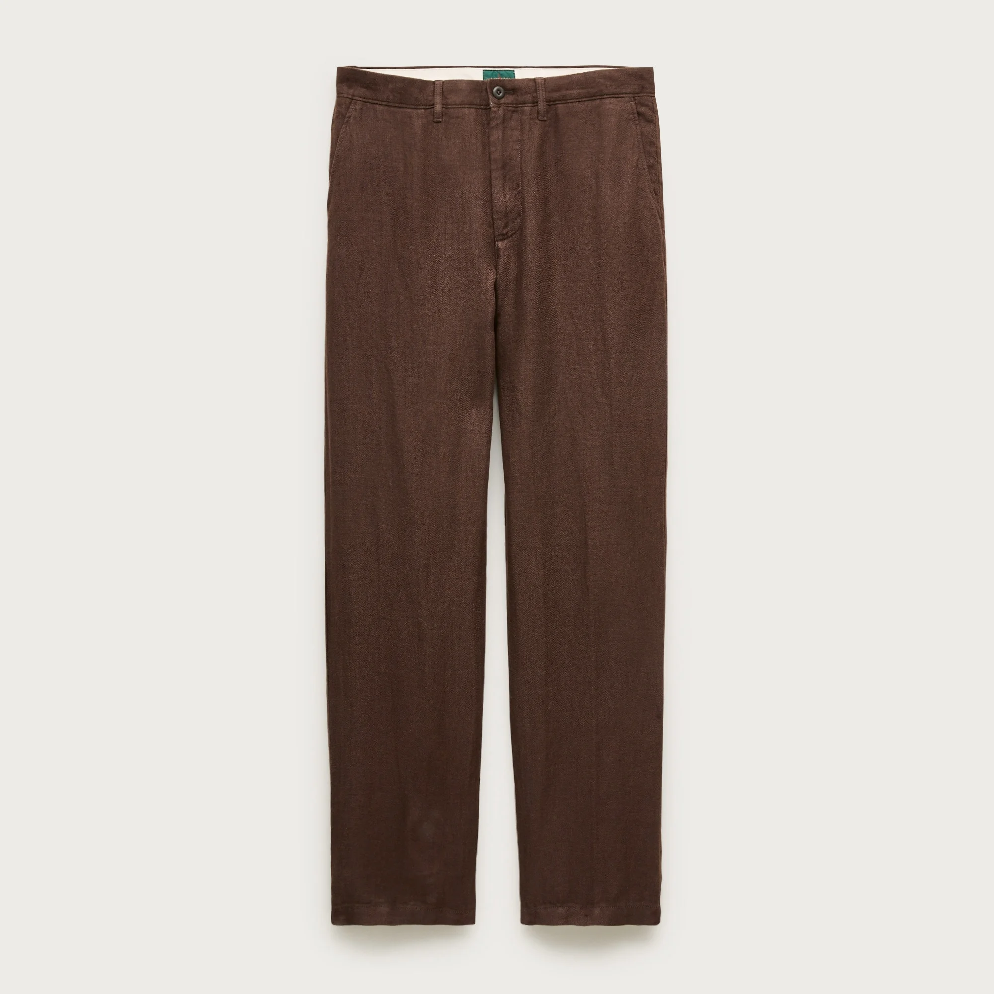 Classic-fit trouser in linen herringbone - 1