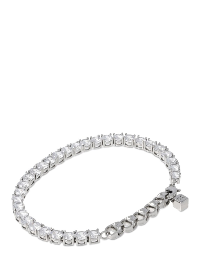 D2 crystal tennis bracelet - 3