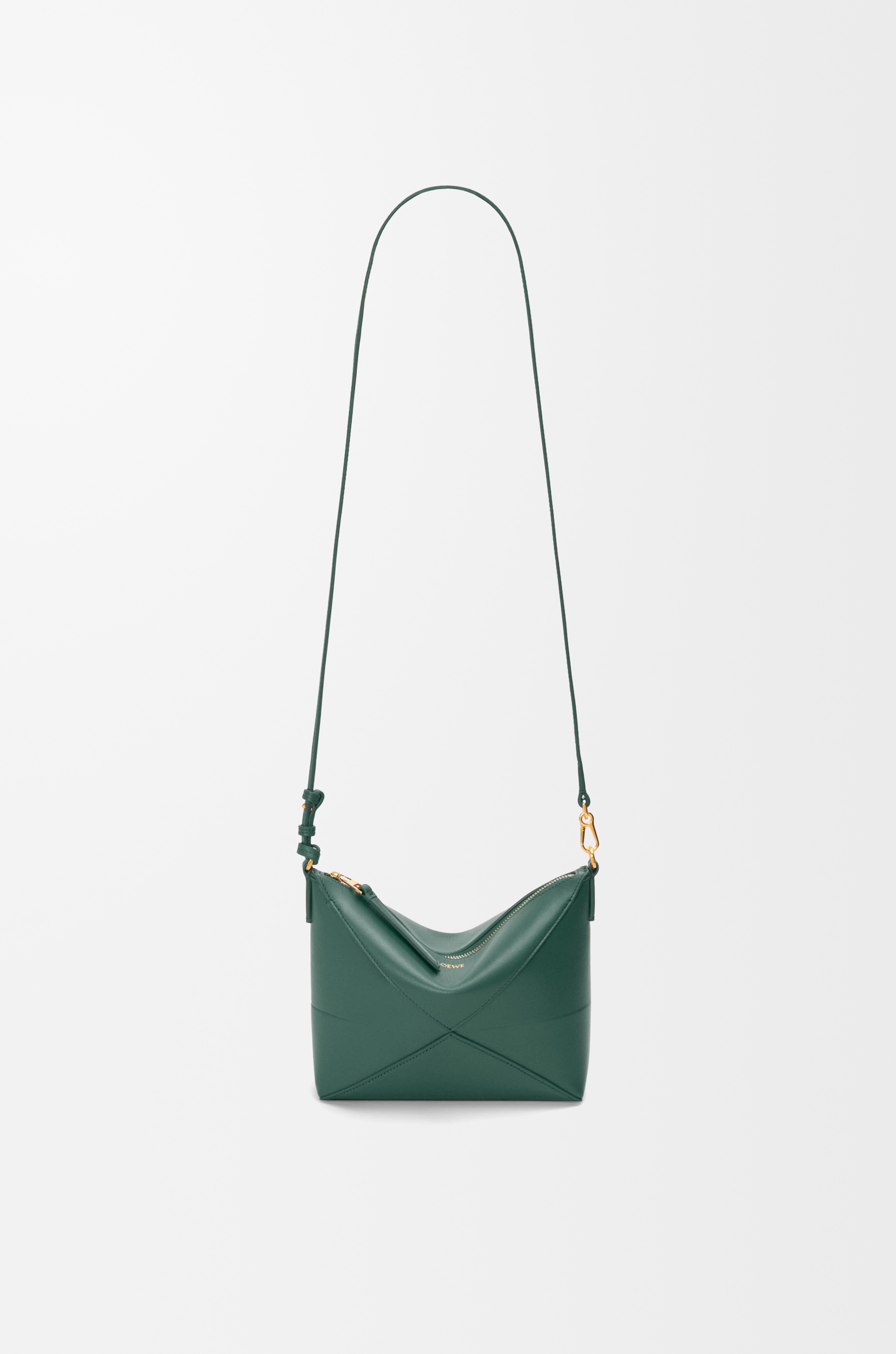 Puzzle Fold pouch in shiny nappa calfskin - 7