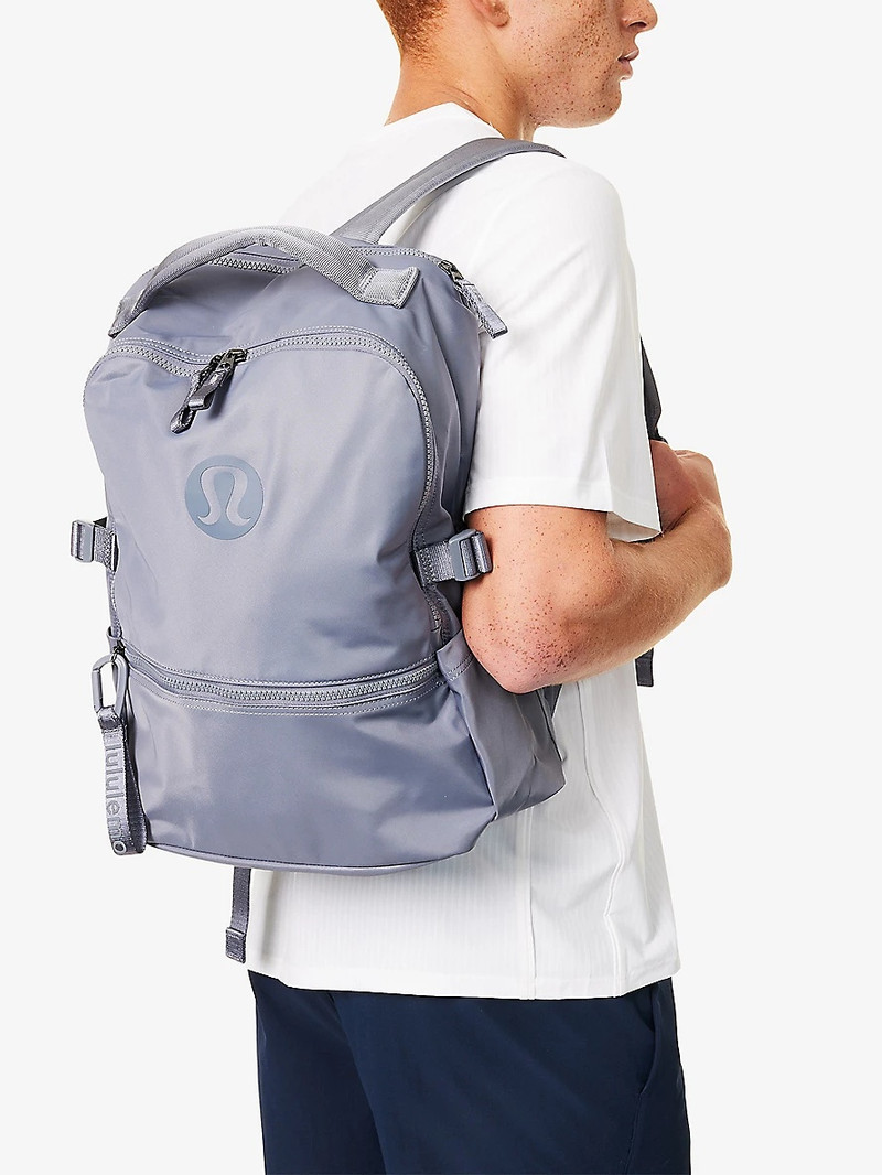 lululemon New Crew Brand-Print Woven Backpack outlook