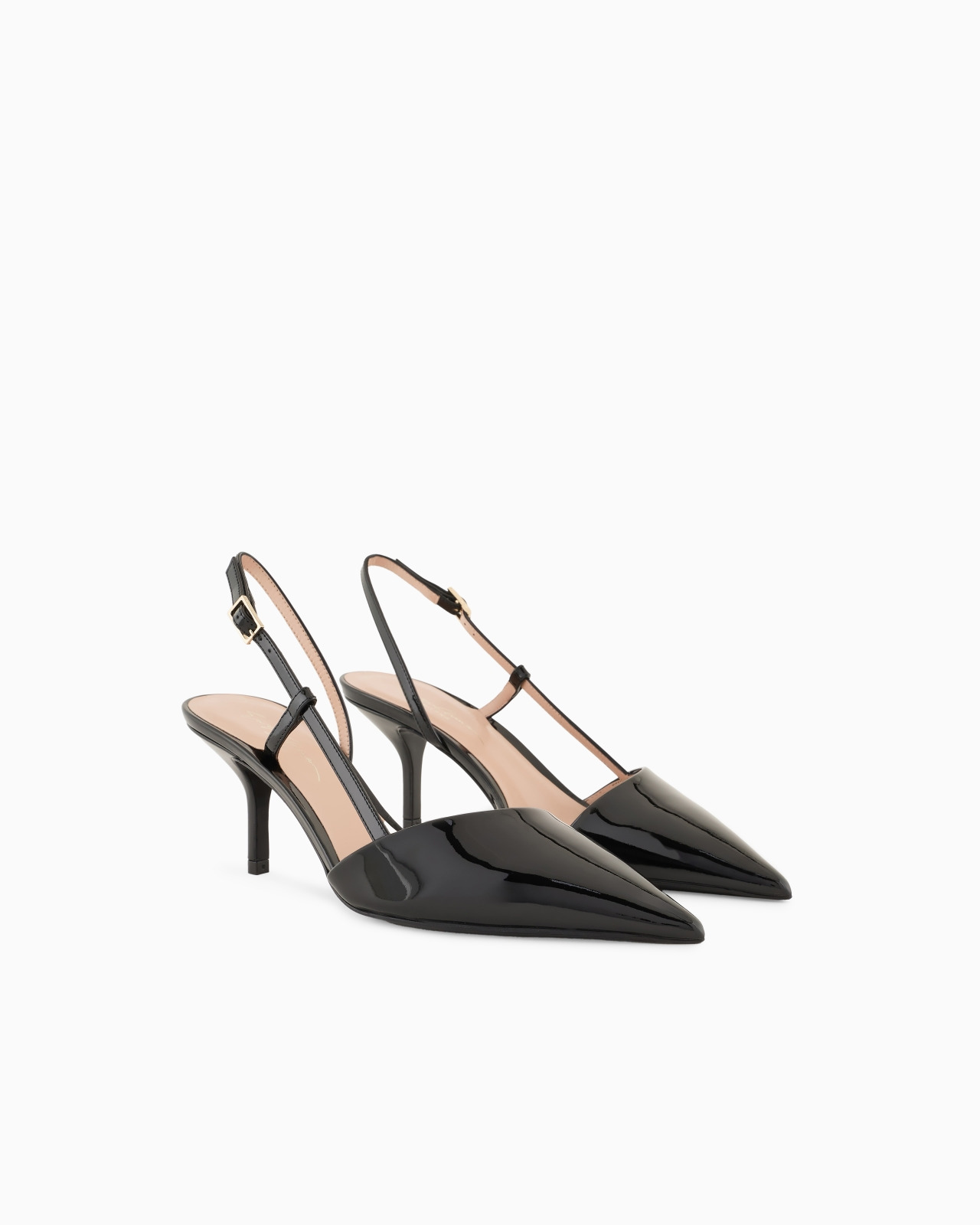 Patent leather slingbacks - 2